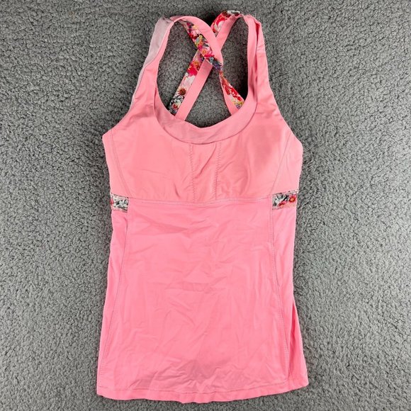 lululemon athletica Tops Lululemon Cross Back Tank Top Womens 2